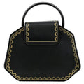 CARTIER Black Calfskin Guirlande Top Mini Pre-owned Handle Leather Satchel Bag