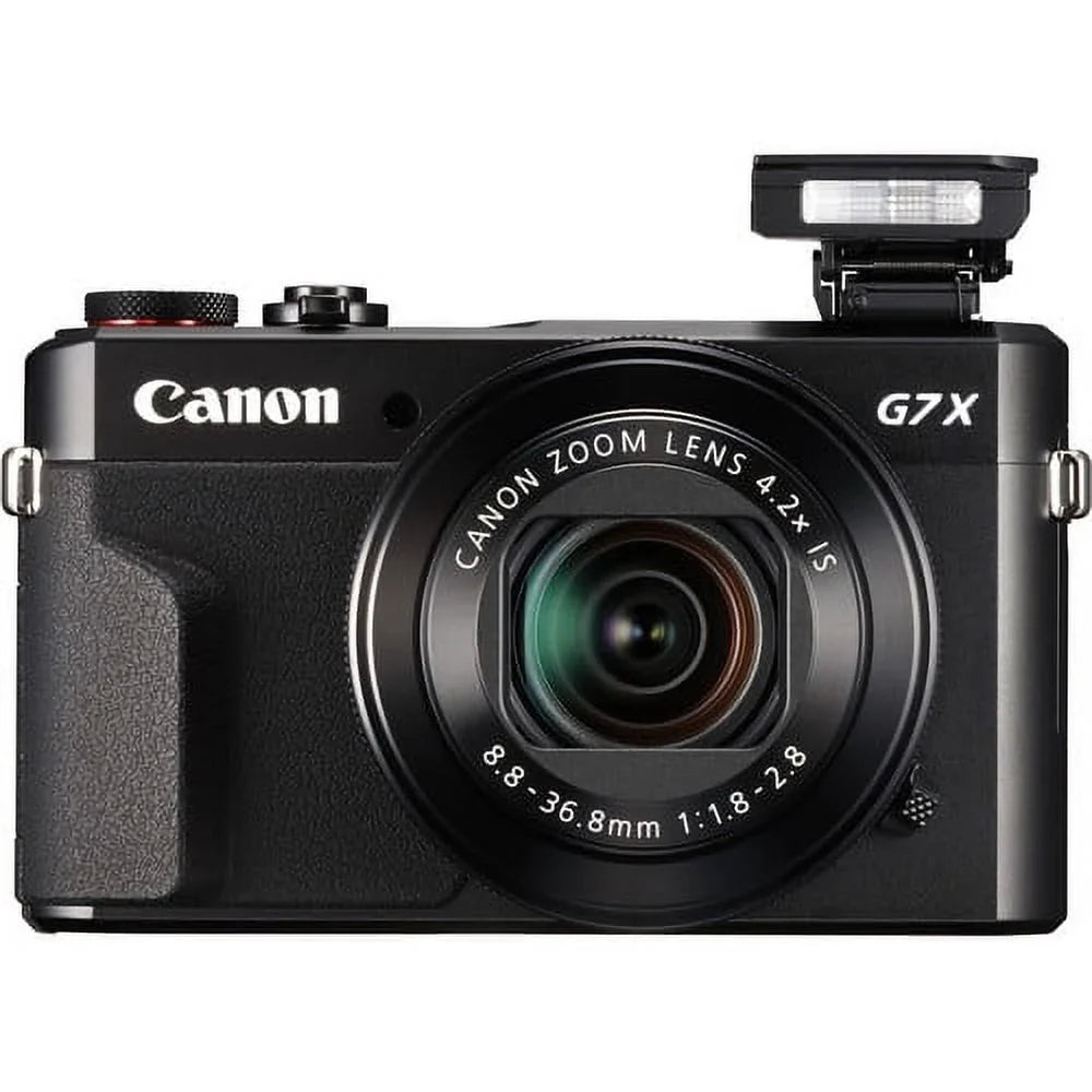 II BATT Digital + PowerShot G7 X Mark Canon + + EXT Camera Tripod 32GB Bundle