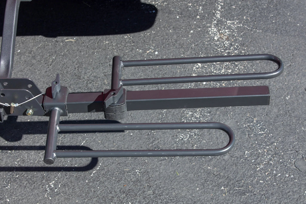 10104071 lbs. Tough Foldable Platform Rack Car Hitch-Mount Hyper 80 2-Bike Capacity