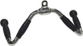 Pull With Rows, Seated Attachment - Machine Bar Downs Rubber Cable For Multi Press Ideal Bicep And s, Triceps LAT Grips Downs,