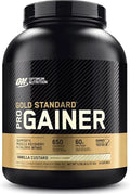 Gold Custard, Pro 60 lb, Servings g Optimum Powder, 14 Vanilla 5.09 Protein Nutrition, Protein, Gainer Standard
