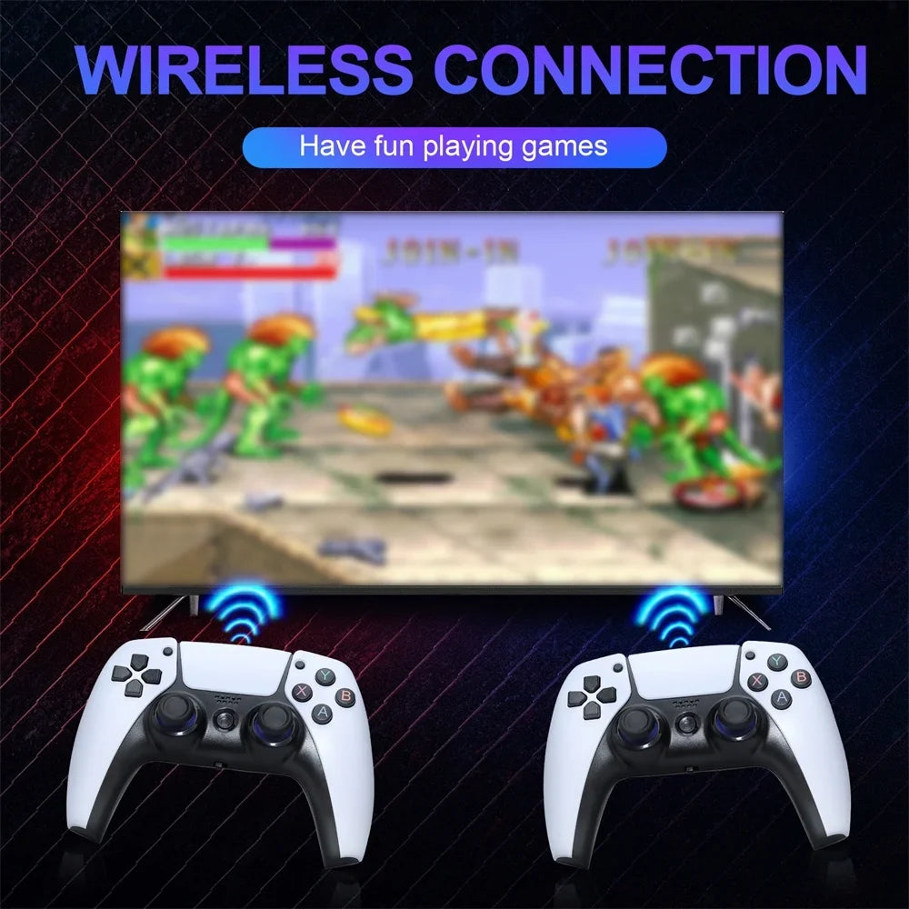 10000+ Game Game Controller Console PS1/GB Handheld 4K For U10 Console Stick Retro Low Game Wireless Video 64G Games TV Latency