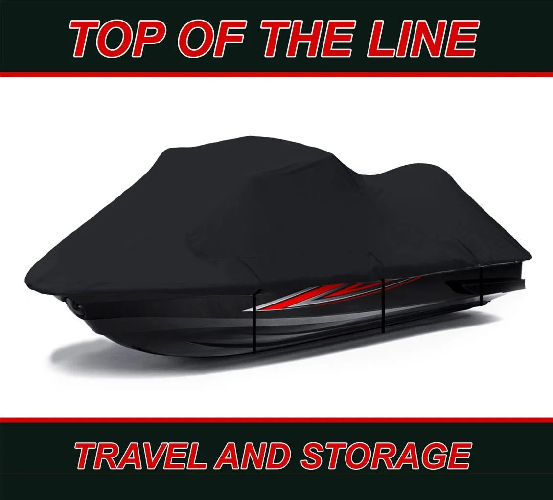 Jet PWC THE SLXH 1-2 Cover OF LINE Boat JET SKI Covers for Compatible Ski Cover 1997 Seater Polaris TOP BLACK 1998