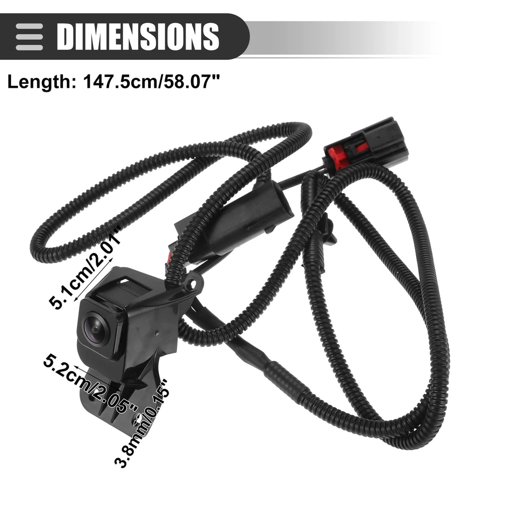 2011-2013 Backup Black Unique Plastic Chevrolet for Glass No.23146157 Camera Silverado Bargains