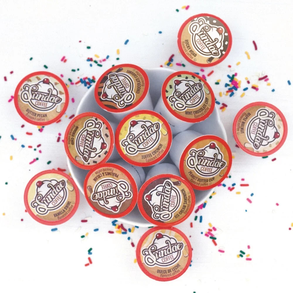 Keurig Cream Sundae Coffee K-Cup for Ice Brewers K-Cups 48 Variety Flavored Pack
