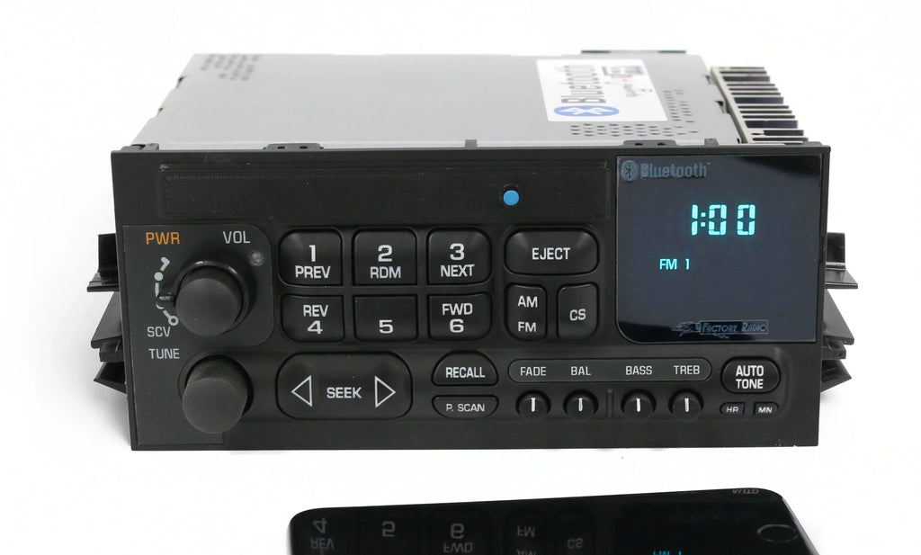 with Music 1 GMC AM Bluetooth Truck - Chevy Radio FM Factory 1995 Van Radio Chevrolet 2005