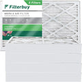 Pleated 8 MERV Filters AC (5-Pack) Air Furnace Filterbuy HVAC 8x20x4