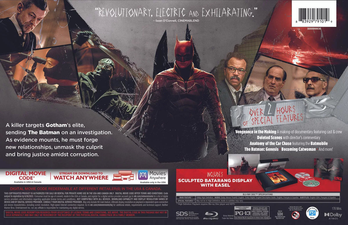 (Blu-ray Batman Exclusive) (Walmart Digital The Giftset (Walmart Exclusive) + Copy)