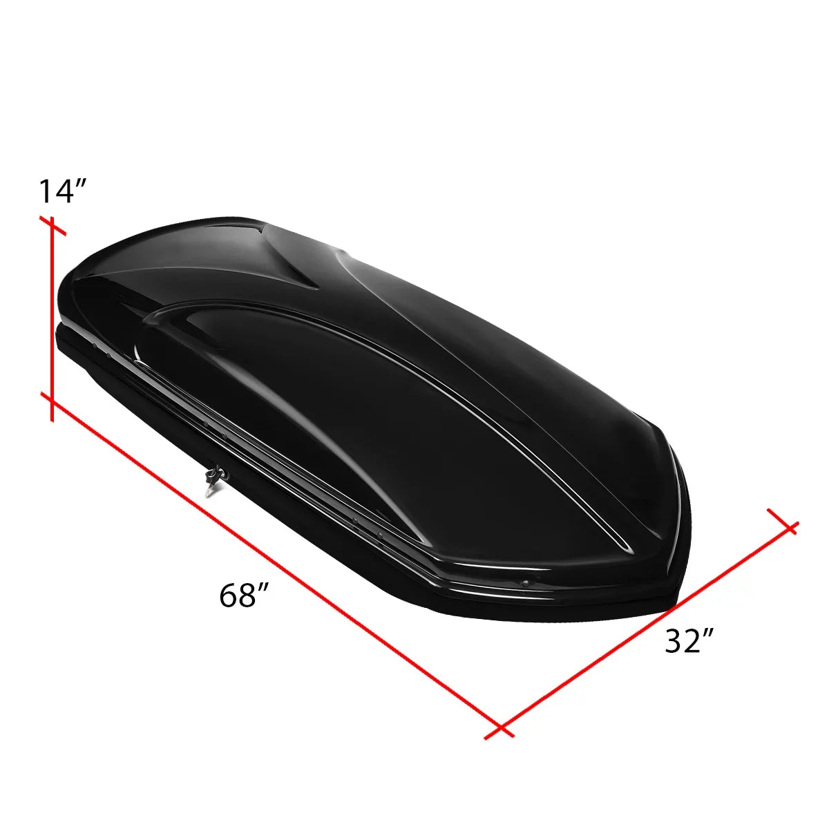 Rail w/ PT-ZTL-8136-BK Cargo 15 17 Subaru 16 Side For Luggage to 2014 Bar Motoring Top Keys Cross Roof + Dual Opening Aluminum Storage Carrier 2018 Forester DNA Side Box