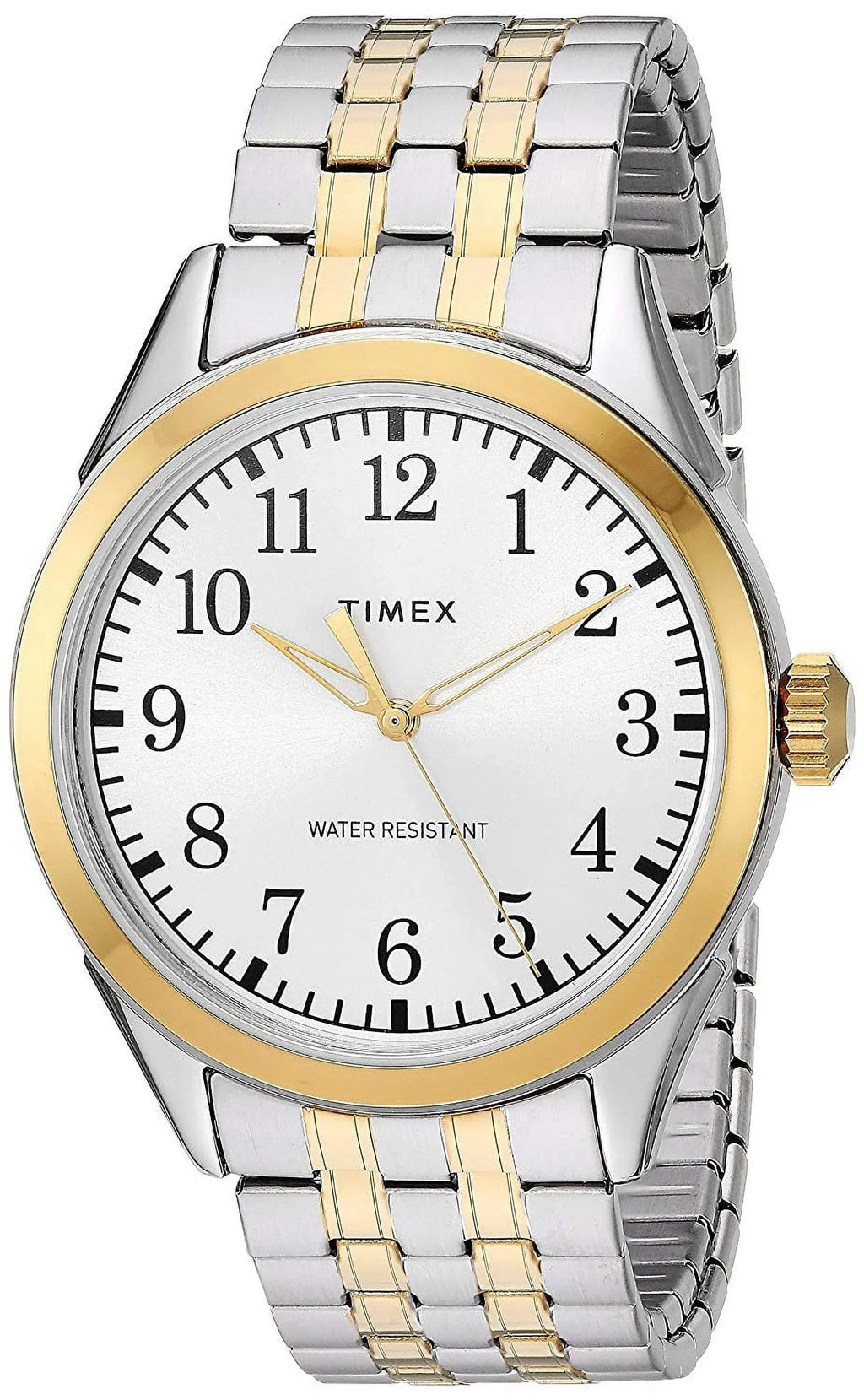 Two-Tone Expansion Men's Watch, Steel Briarwood Band Stainless