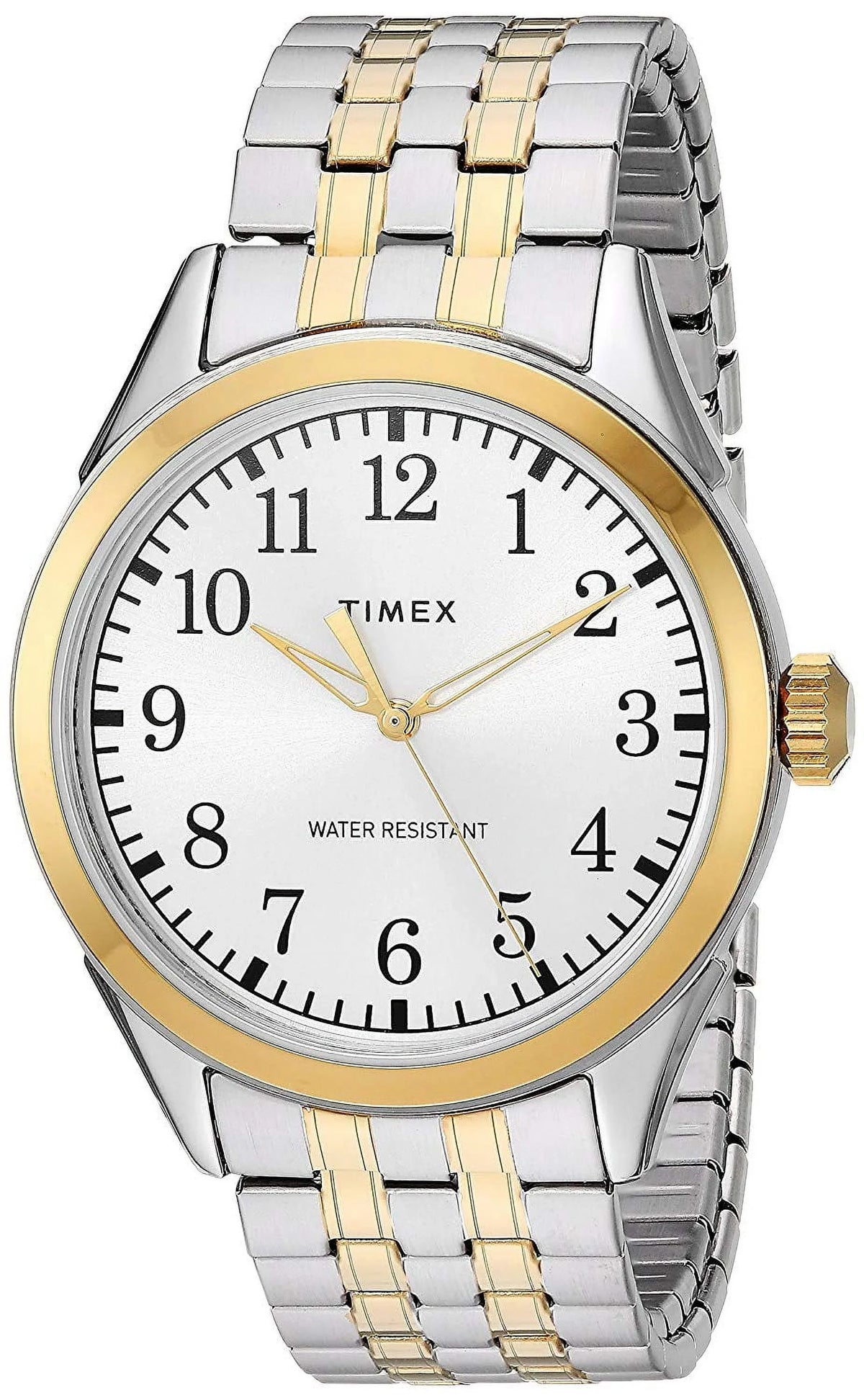 Two-Tone Expansion Men's Watch, Steel Briarwood Band Stainless