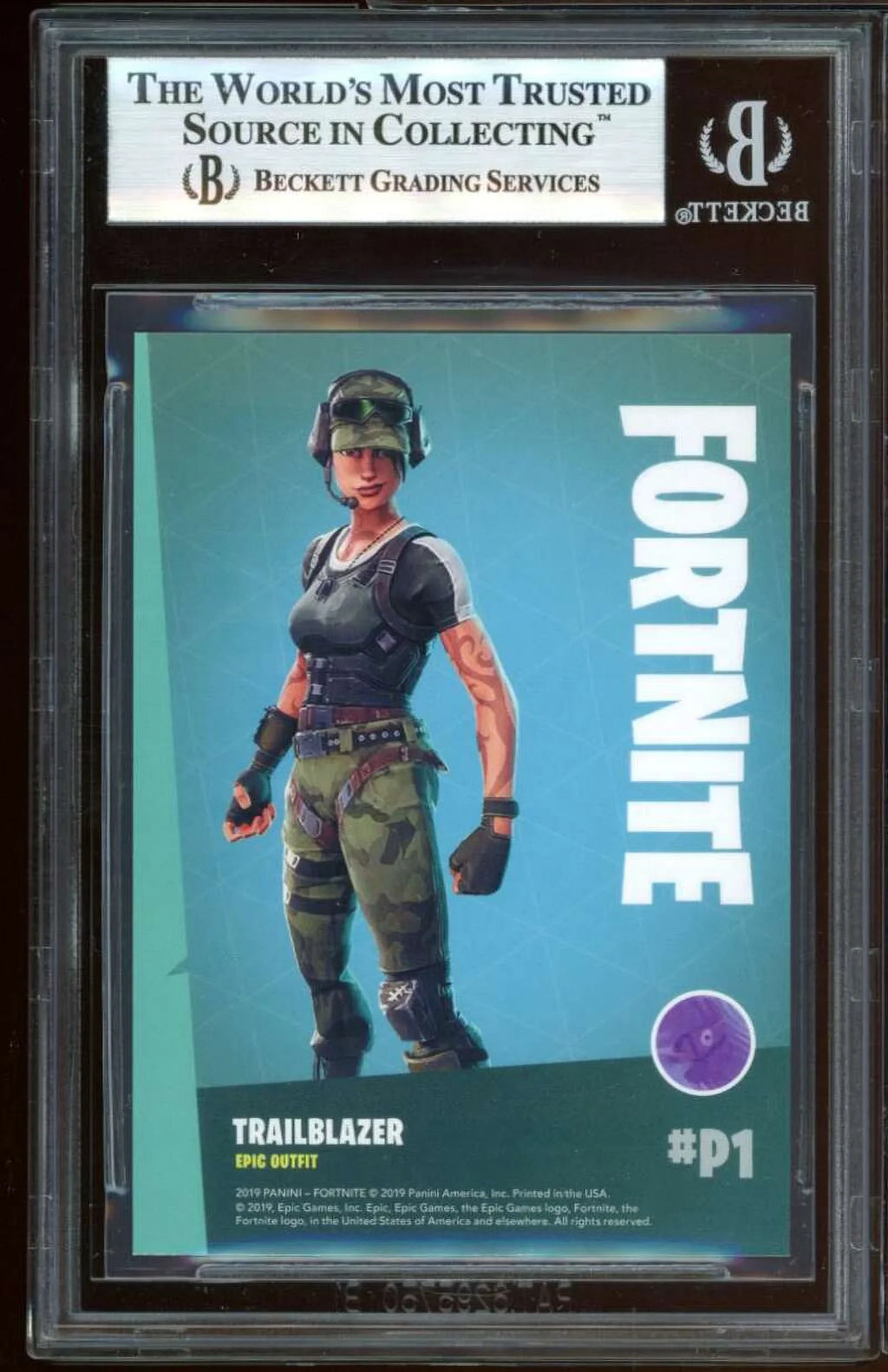 Trailblazer BGS Exclusives Fortnite 2019 9.5 #p1 Crystal 9 (9.5 8) 9.5 Shard