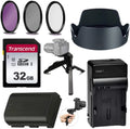 Accessory - Must-Have Mark w/ Mark Includes EOS II, 5D 24-105mm Charger, Lens II, 6D, PZ_EW-83M More Canon Hood III, 5D R, & Replacement for Kit 6D Battery Mark 5DS 5D IV, Mark R 5DS, & 77mm LP-E6N