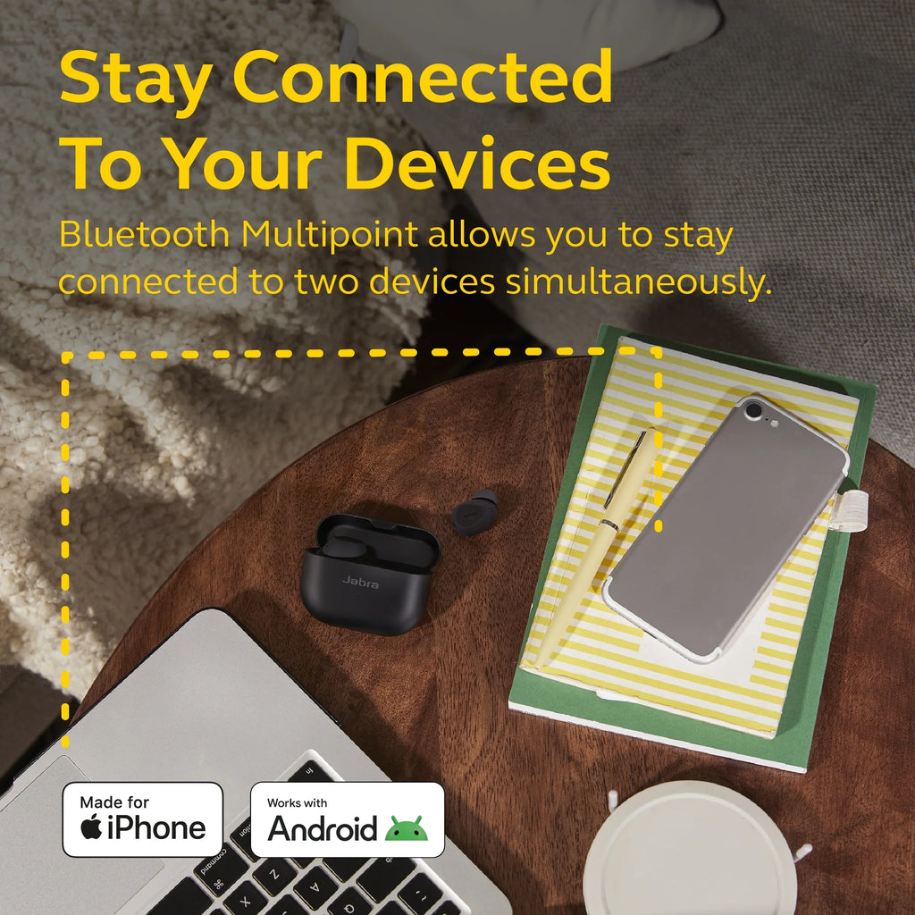 Elite True Active Earbuds, Wireless 10 Jabra Cancelling, Cocoa Bluetooth Noise Adv