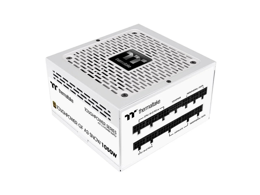 10 PS-TPD-1050FNFAGU-N; A3 Gold GF Warranty Included; Ready ATX Thermaltake Power 1050W Snow 12VHPWR 80+ 3.0 Gen.5 PCIe Supply; Edition Full SLI/Crossfire Year Connector Modular 600W Toughpower