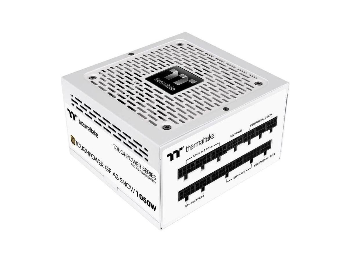 10 PS-TPD-1050FNFAGU-N; A3 Gold GF Warranty Included; Ready ATX Thermaltake Power 1050W Snow 12VHPWR 80+ 3.0 Gen.5 PCIe Supply; Edition Full SLI/Crossfire Year Connector Modular 600W Toughpower