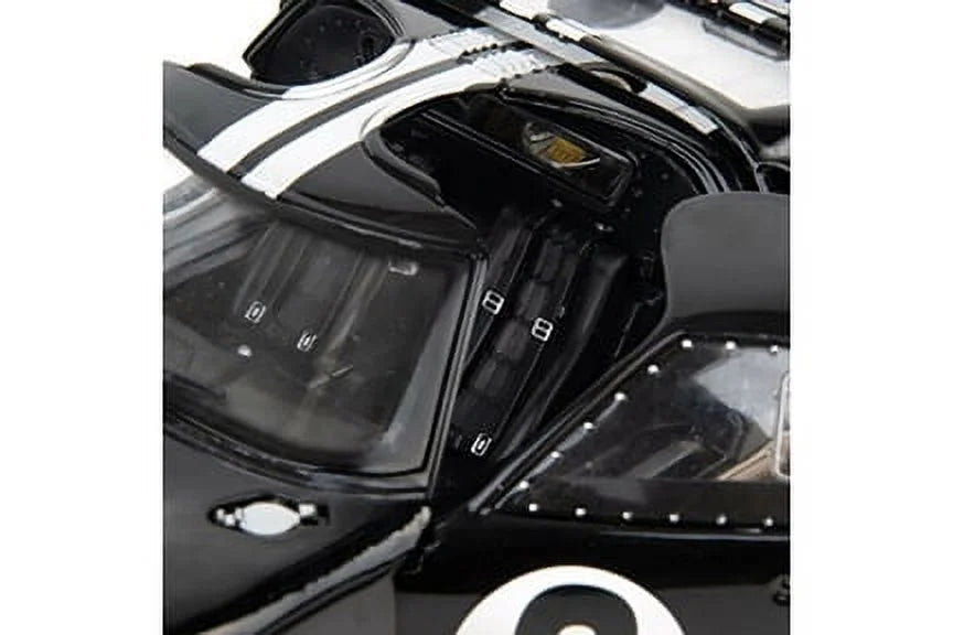 MK - 1966 (Dirty Diecast scale SC431BK 1/18 Ford Version, Black #2 - GT-40 II Race After Toy Collectibles Model Shelby Car