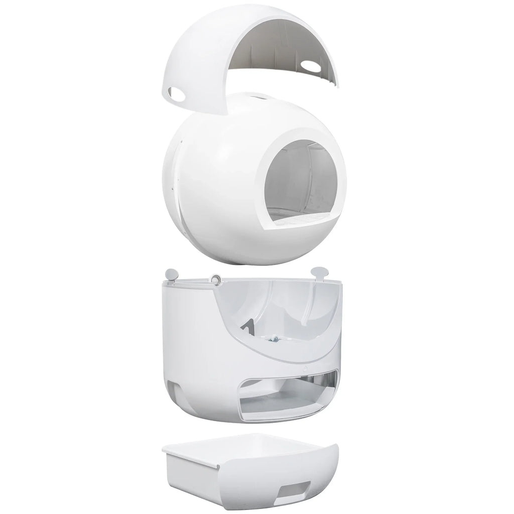 Control, Box, 2.4G Self & for Litter Box, Robot Smart App Litter Support Cat Litter Cleaning Automatic Multiple 5G Cats WiFi
