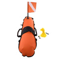 Safety , Visible D-, Spearfishing, 20m Diving with Inflator High Diver Scuba Float Freediving Flag, Oral Buoy Snorkeling,