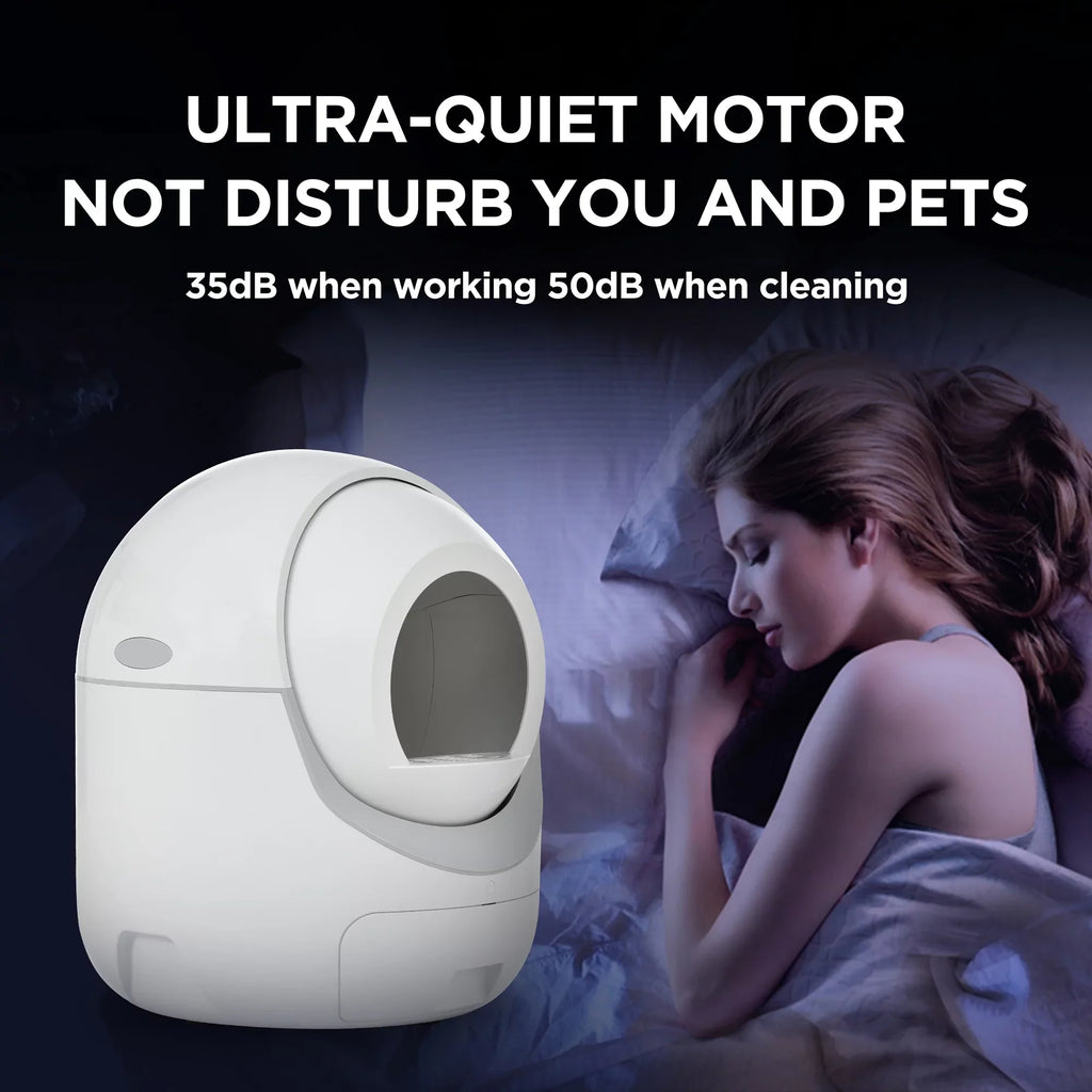 Control, Box, 2.4G Self & for Litter Box, Robot Smart App Litter Support Cat Litter Cleaning Automatic Multiple 5G Cats WiFi