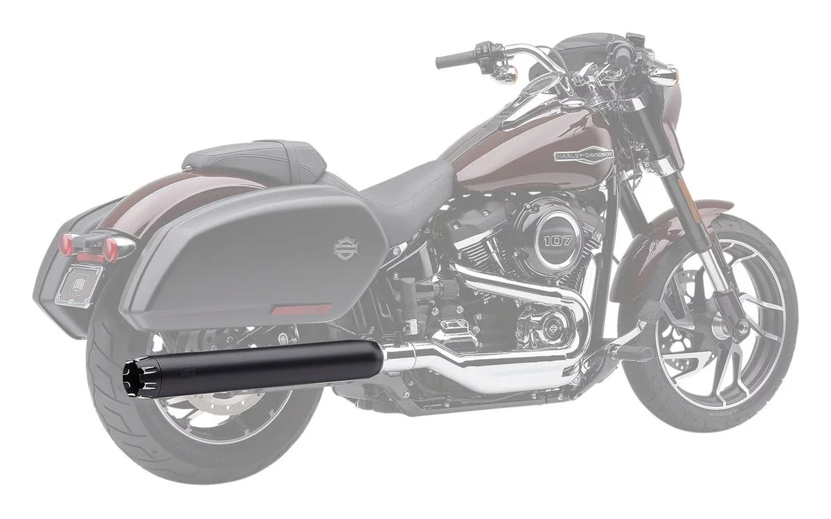 Cut Cobra Muffler Slip-On (6521B) Dual iBlack