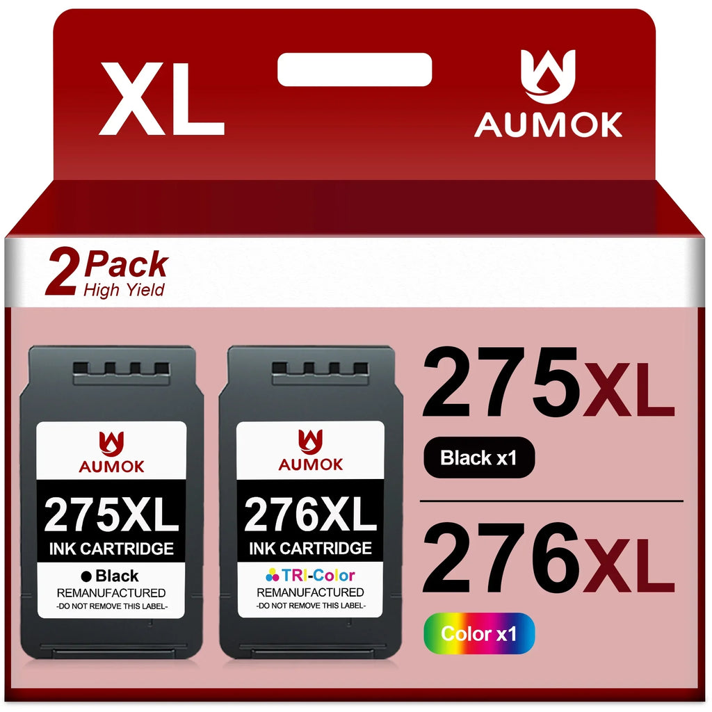 1 276 Color) TR4720 275 275 (1 Ink Printer TS3520 TS3500 for Black, 276 TR4722 Ink TR4700 Cartridges Replacement TS3522 PIXMA Canon for