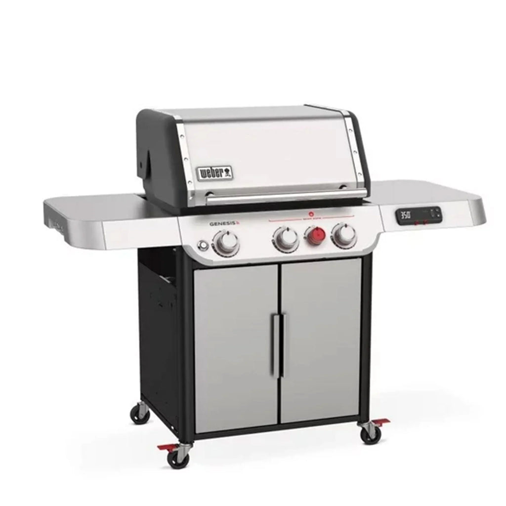 SX-325s Genesis Grilling Smart Grill in Gas Stainless Steel Smart Technology with Propane Weber 3-Burner Connect