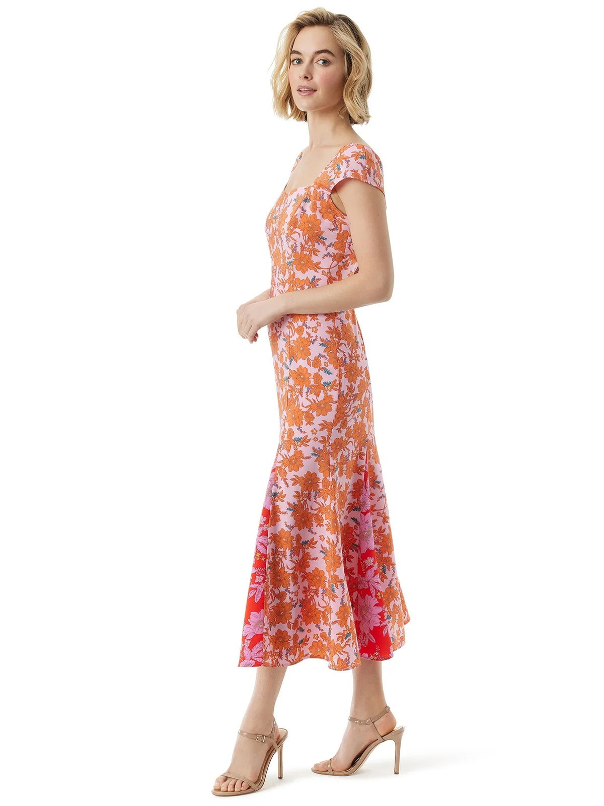Sleeve Jessica Women's Dress Flare Simpson Cap