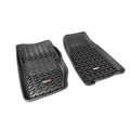 by Liner, | 12920.25 Ridge with Compatible RealTruck Cherokee Floor Jeep Rugged Front; 1984-2001 XJ Black,