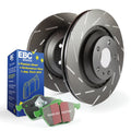 and EBC S2KF1381 USR S2 CSX Brakes 2000 Fits Rotors Civic RSX Greenstuff Kits