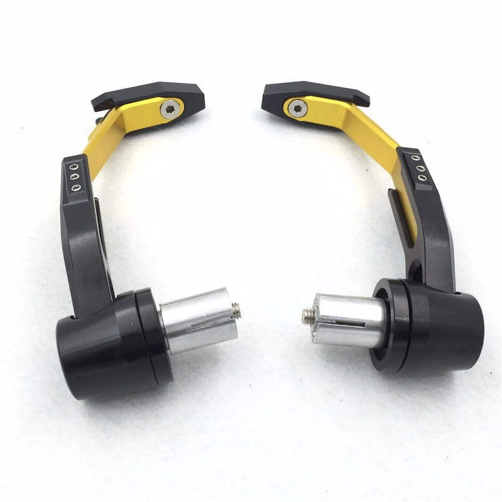 HTT-MOTOR Brake Proguard Black 22mm Guard GSX Motorcycle Total Angel Pro Protect RM Gold Length Aprilia Kawasaki Suzuki Lever DR CNC Adjustable Ninja Clutch Climber Protector For GSXR Hayabusa