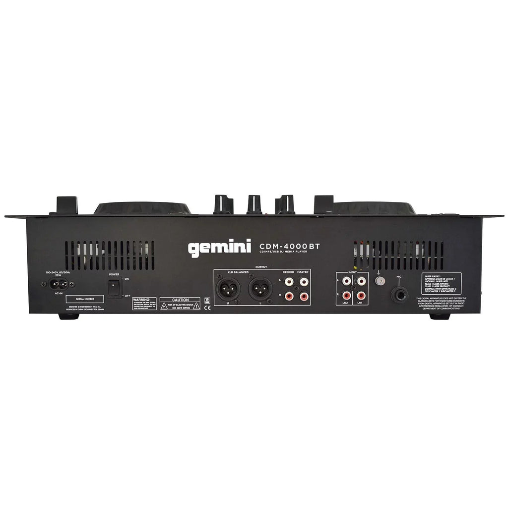 with Media AS-1500P Player Woofers & Speaker Package Active Bluetooth CD/MP3/USB Gemini DJ CDM-4000BT 15"