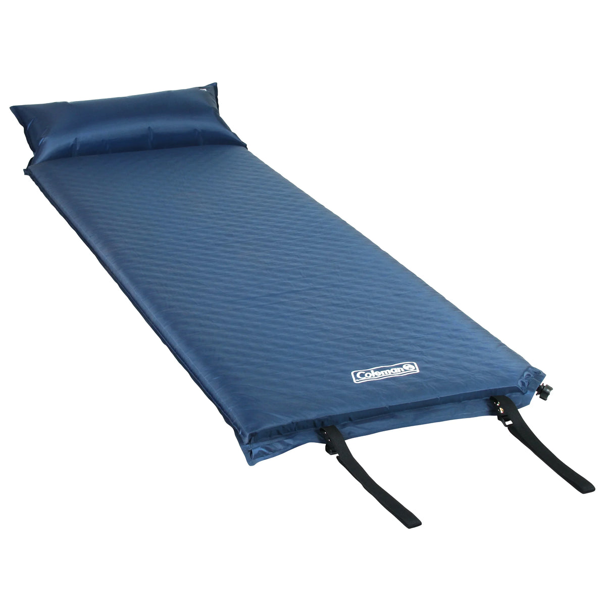 Sleeping with Self-Inflating Pillow, x Camp Pad 25" 76" Coleman