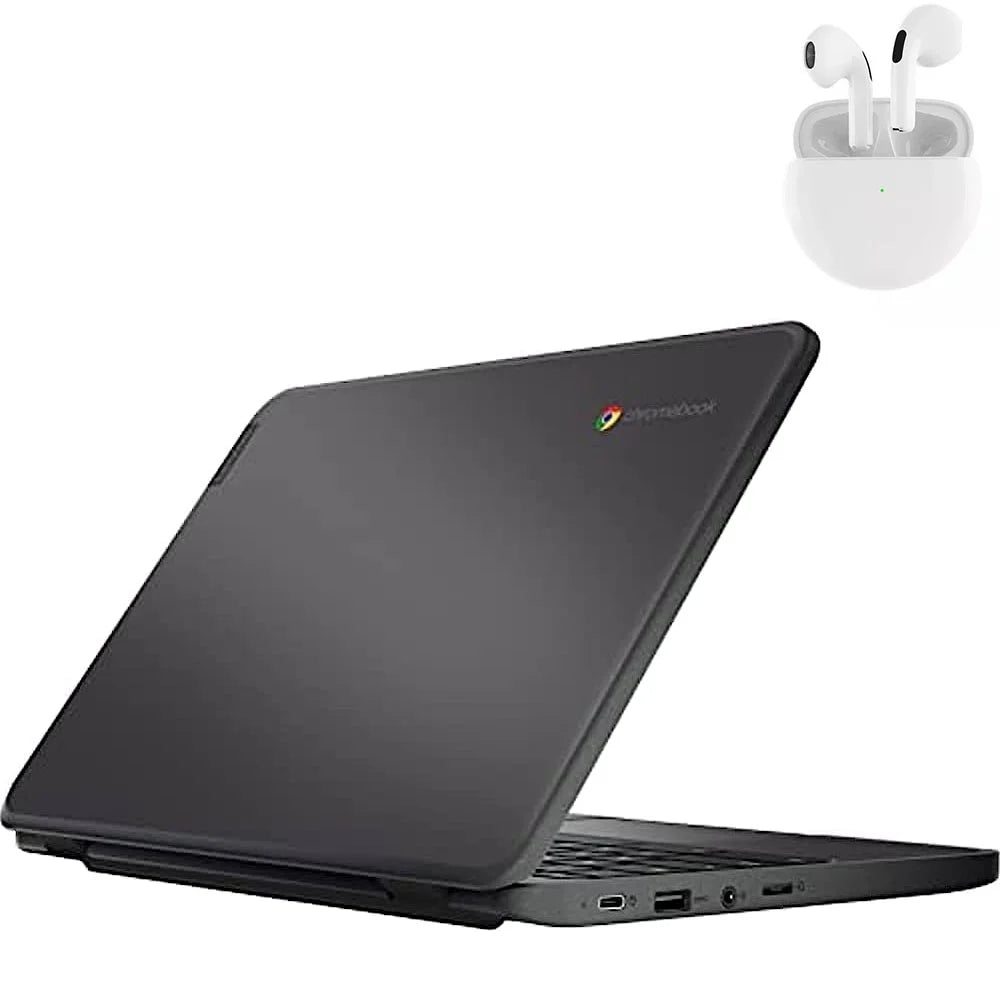 Pro PreOwned 64GB Lenovo (scratch 4GB Windows dent) 10 Laptop Intel Wireless and RAM 100e Processor with Earbuds SSD 11.6"
