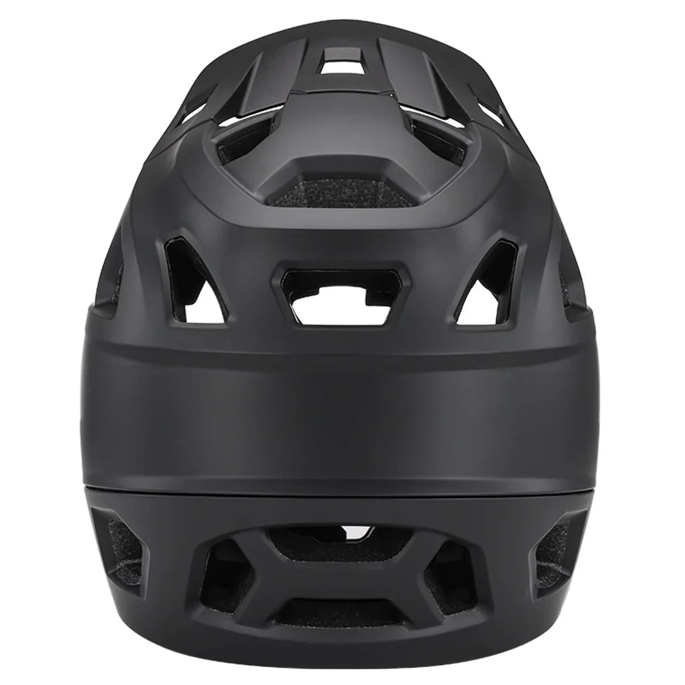 Bike Helmet Dadypet Face Head - 59-61cm Helmet MTB 31 Mountain Adult Full for Vents, Circumference Men/Women, Downhill Visor,