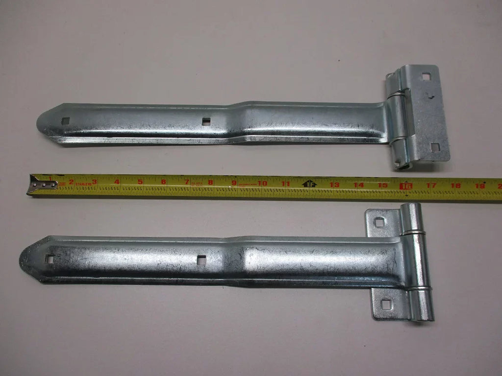 (4) Hinges Bent / Trailer Strap RV Utility 16" Offset Hinges Door Cargo