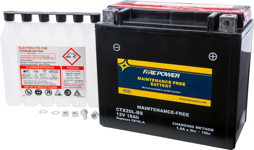 Kawasaki (JT1500-L) Power 310X Compatible Free 2015-2016 CTX20L-BS Maintenance With Fire Battery Ultra