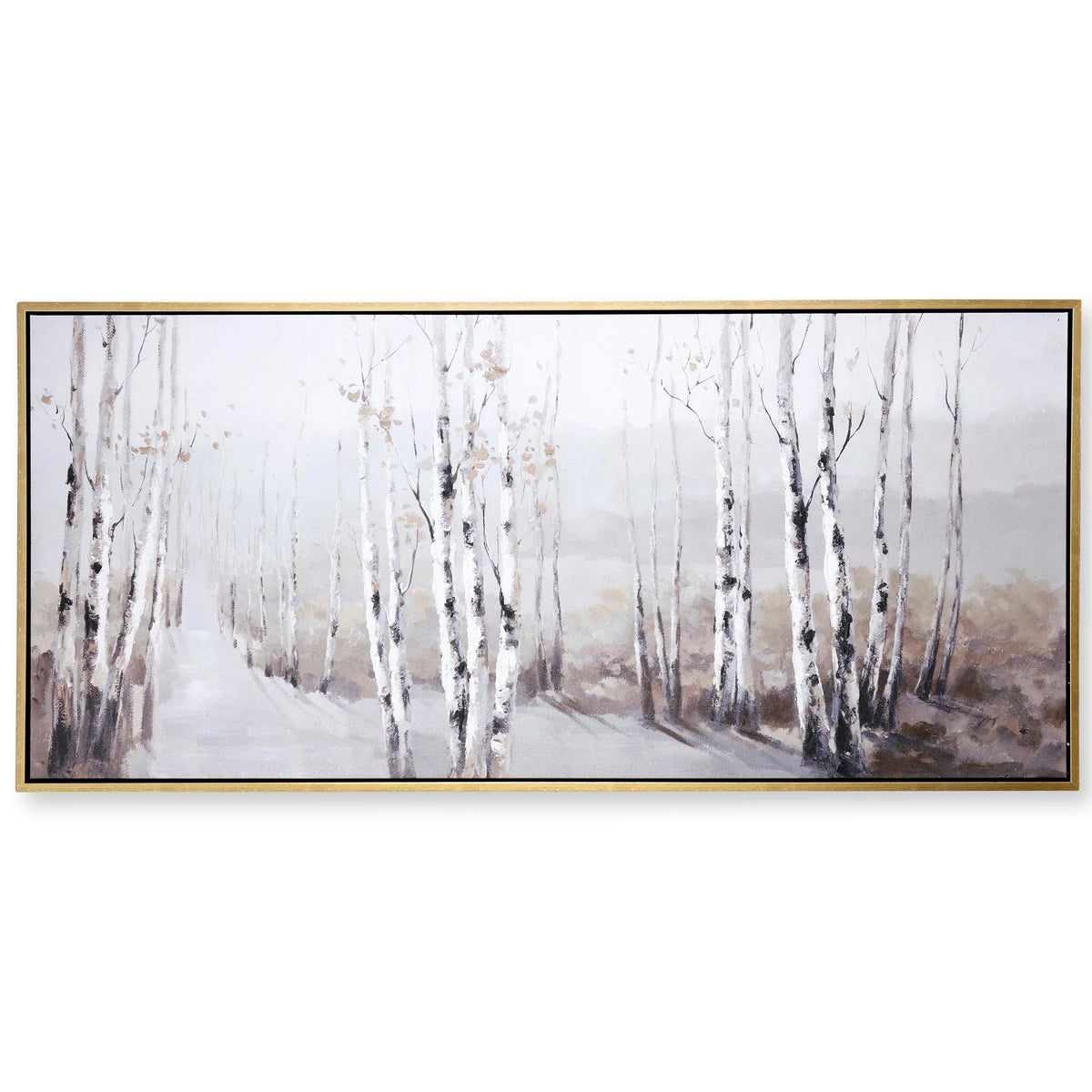 D Hand X Canvas - W 32in 2in Framed 72in Snowy - Grove Embellished X Ht