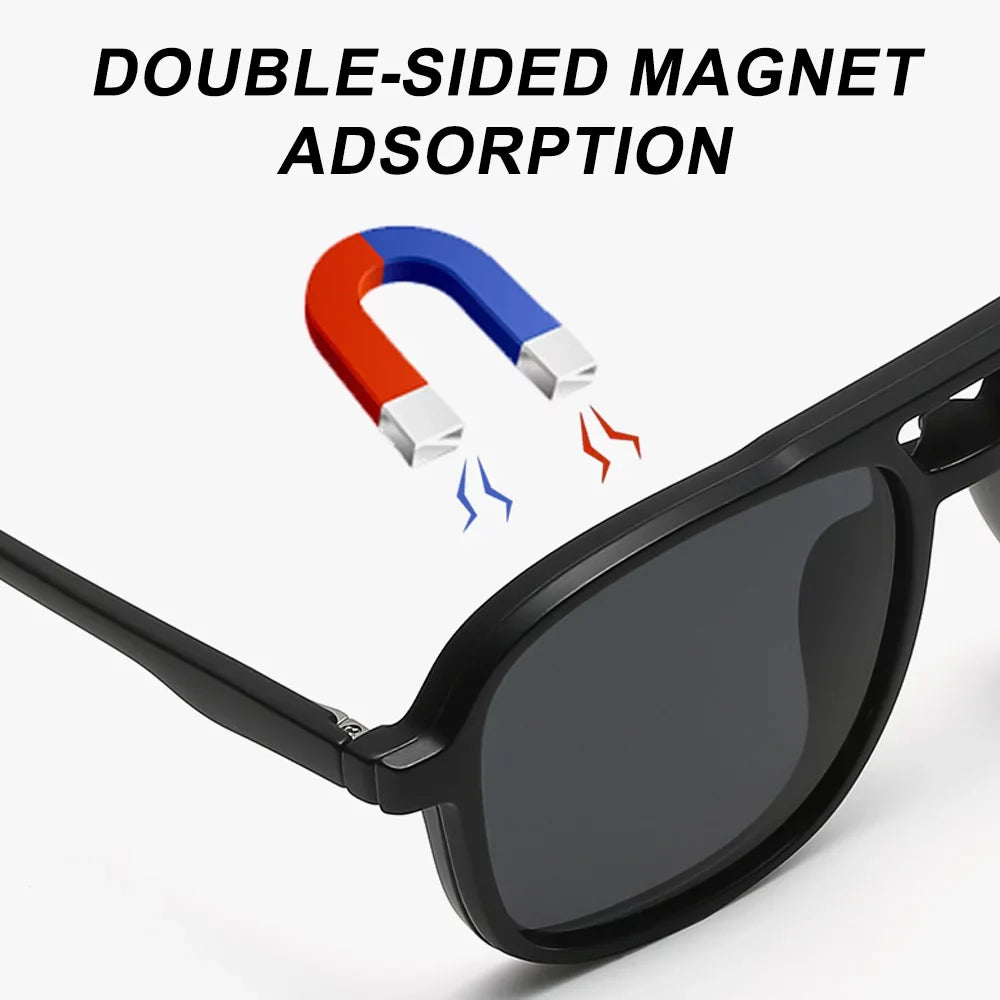 Frame Uv Protection Men Flip Clip For Driving Up 5Pcs Clip Colorful On Glasses OKbus Glasses Sunglasses Glasses Flip For On Women Clips Polarized Sunglass