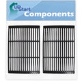 Porcelain 19" Charmglow BBQ Grill Cooking 2-Pack Enameled Parts Barbeque 810-6320-B Grates Iron Grid Cast - Replacement for Compatible