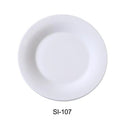 Plate, in. White 7 of 36 Round Yanco Siena SI-107 Porcelain Pack Bone -