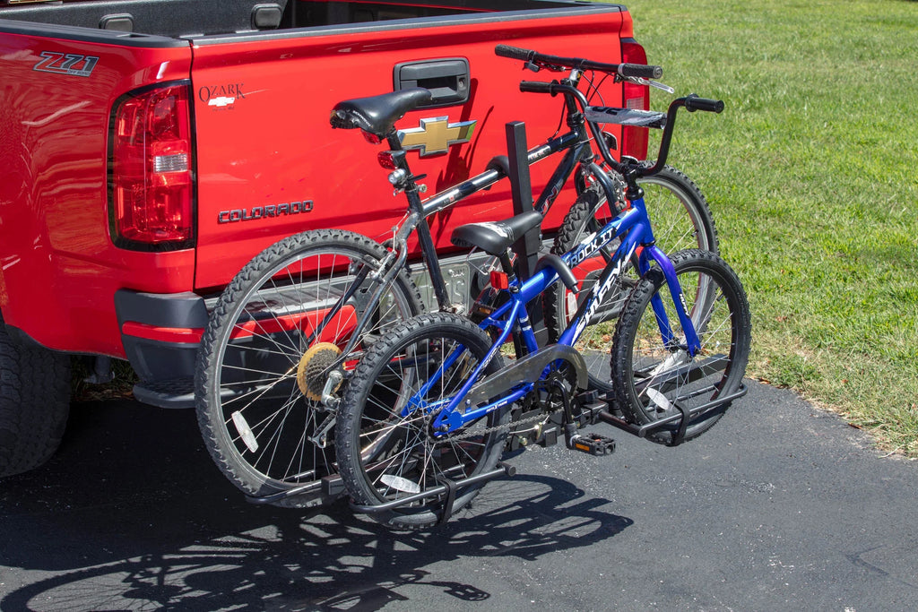 10104071 lbs. Tough Foldable Platform Rack Car Hitch-Mount Hyper 80 2-Bike Capacity