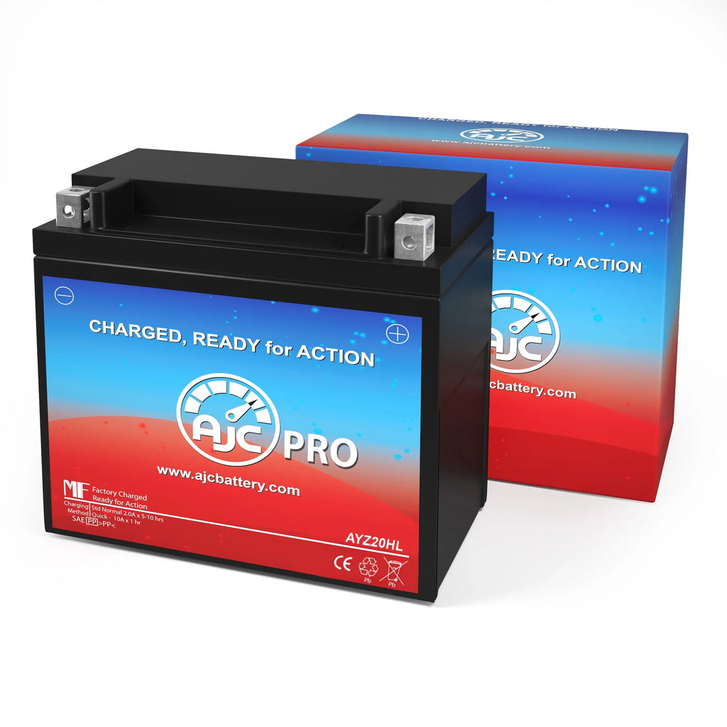 (2007-2008) Battery Bombardier Replacement Sport Snowmobile AJC with Battery 597CC Compatible GTx Pro 500Ss