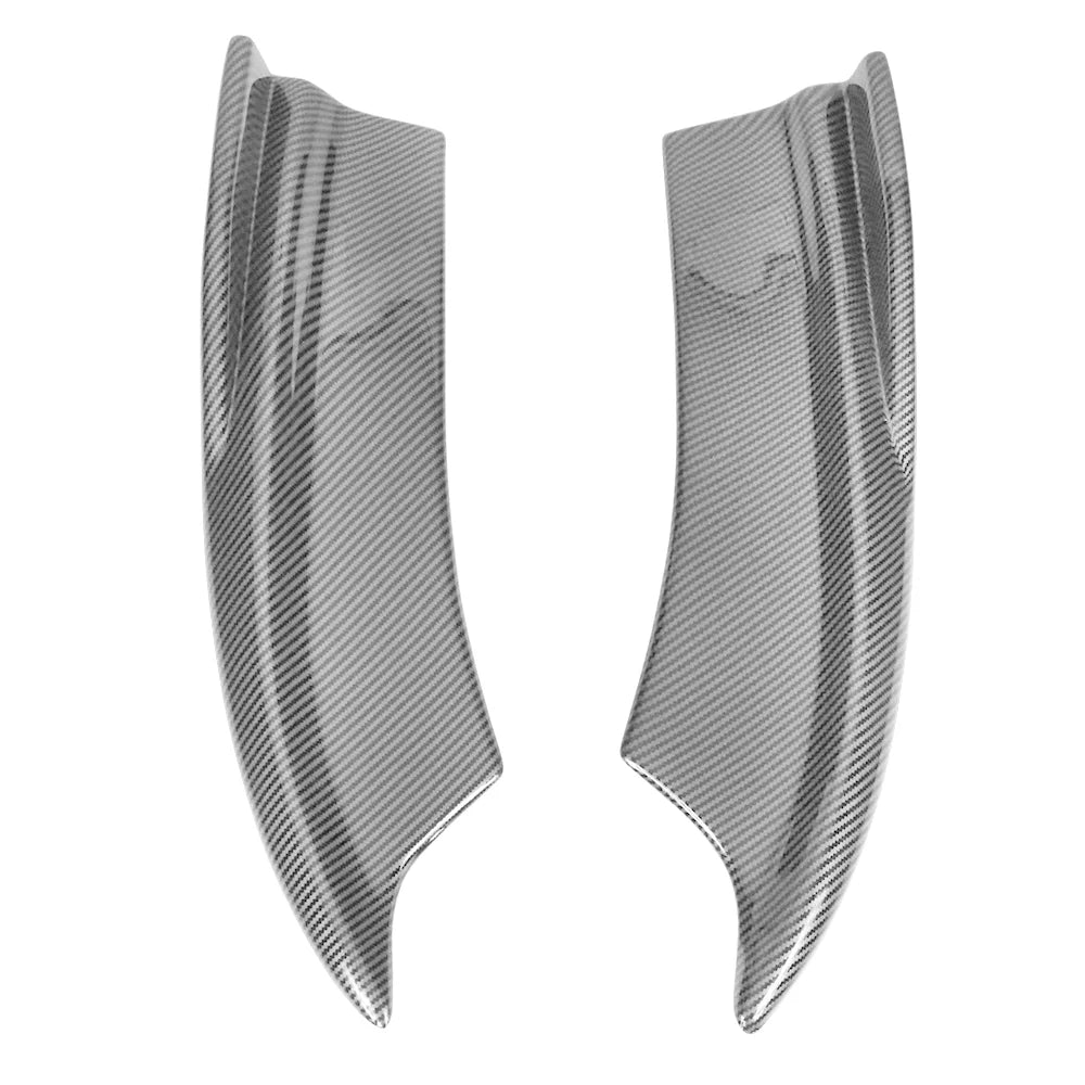 Carbon Print Dodge Motorsports V2 Style Charger Lip Rear with Ikon Bumper Apron Side 15-23 Fiber Compatible