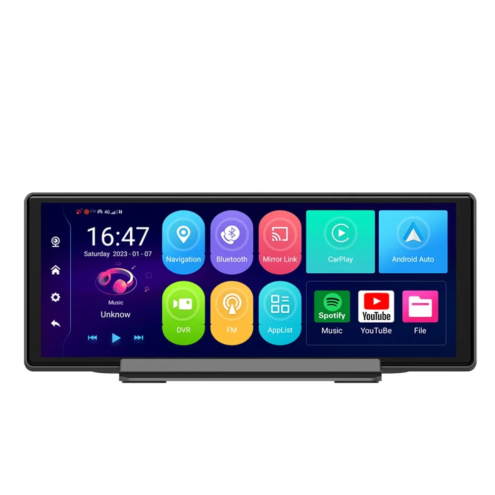 Dual Inch 10.26 Anself WIFI Dashcam Navigation Car DVR GPS Camera 10.0 Android