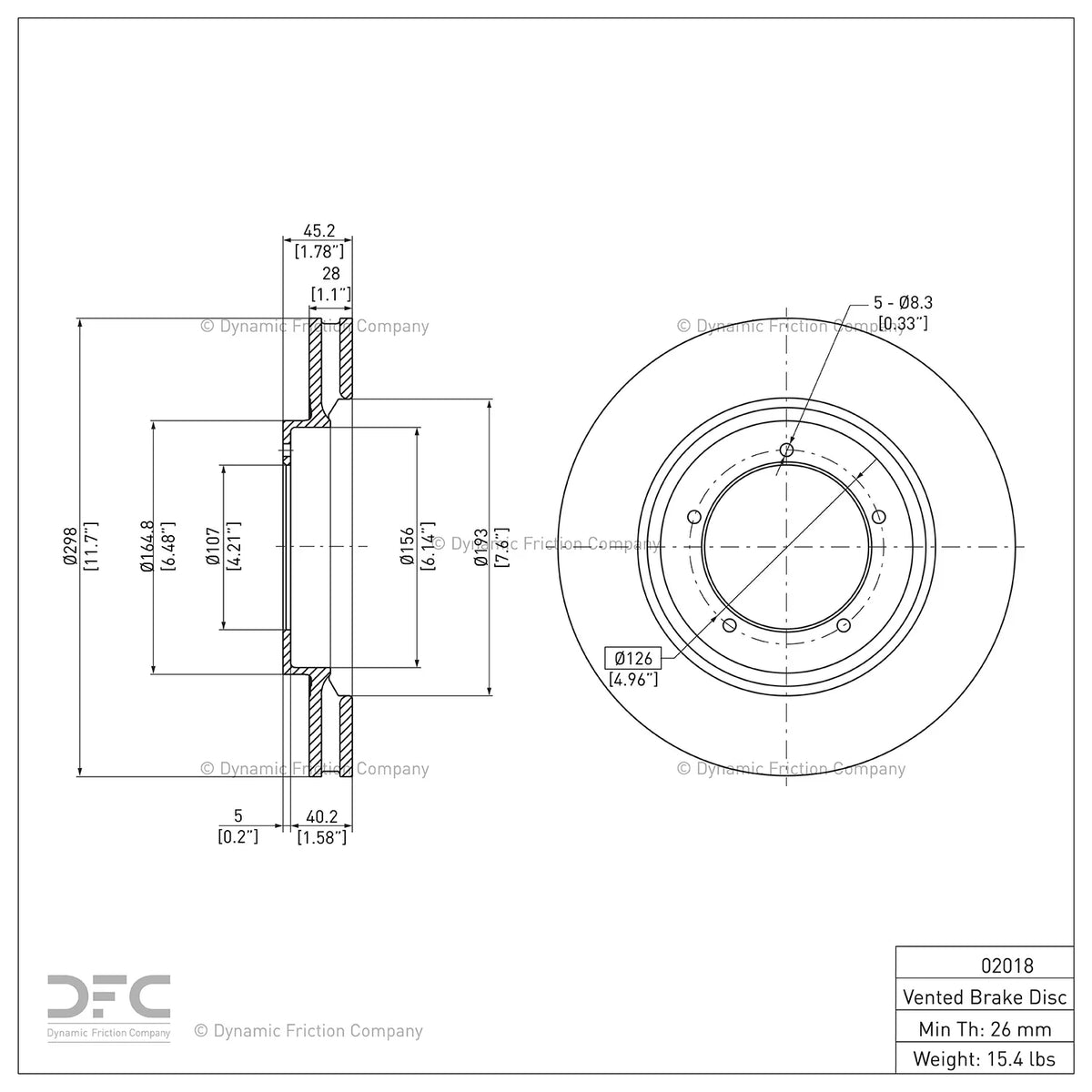 Disc Brake 944 For Company Friction Porsche Front Rotor Dynamic (1) 600-02018 1986