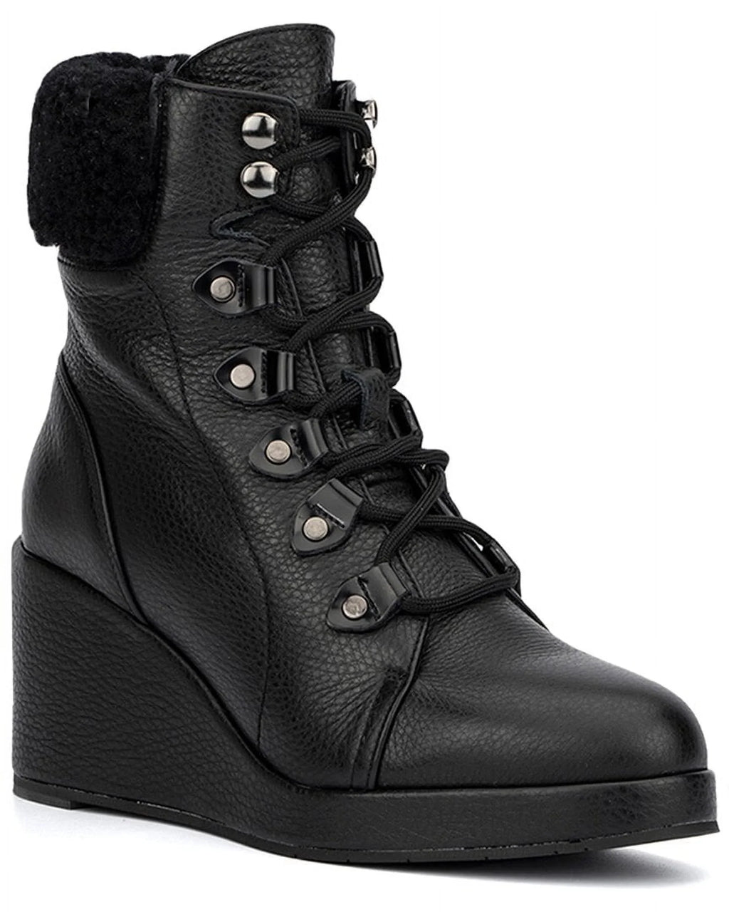 Shearling Inna Weatherproof 10.5 Boot, Aquatalia & Leather