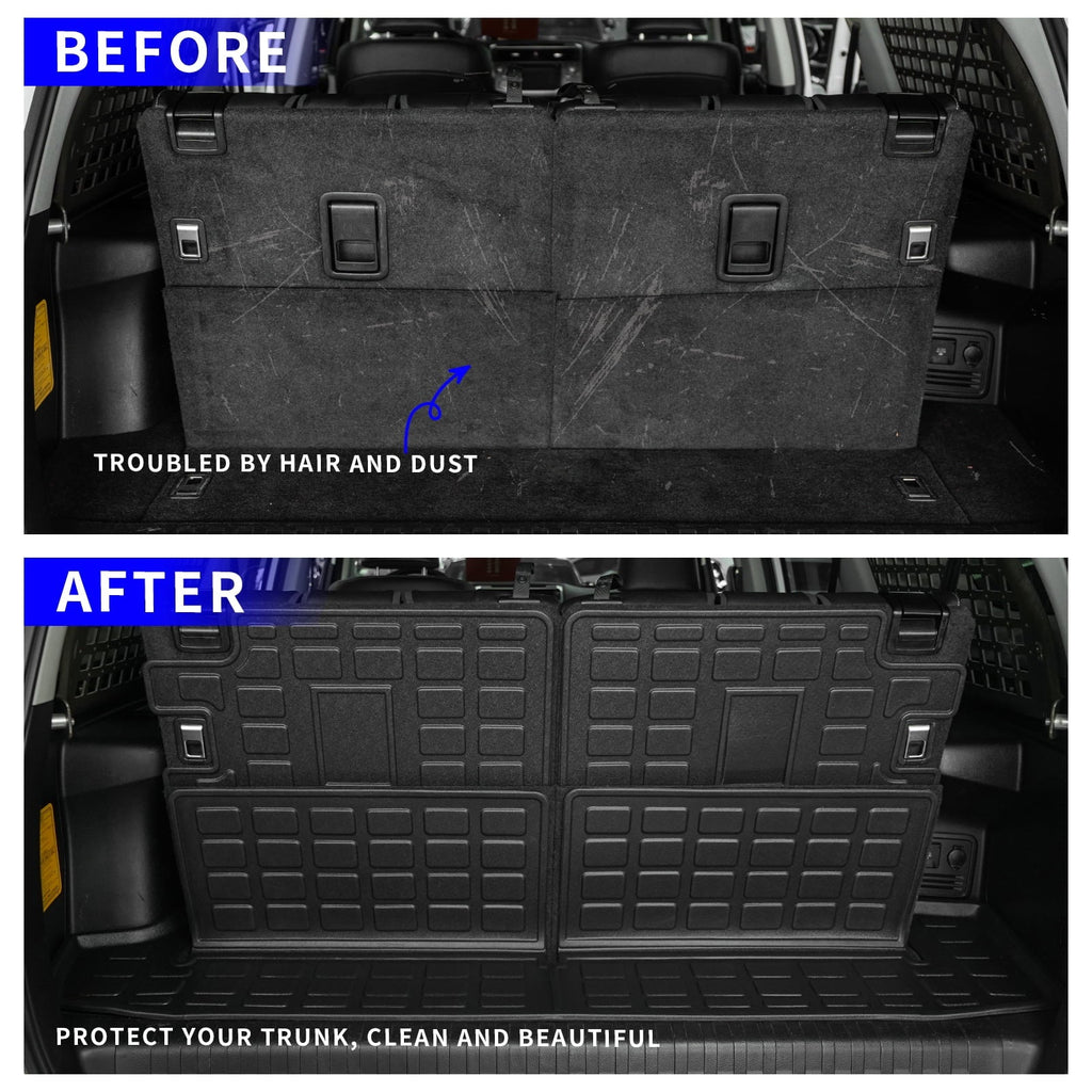 Mat+Floor Liner Row Mats+Trunk Seats 2013-2023 Backrest 7 Trunk Mats) (3rd Mat Toyota Cargo Fit 4Runner