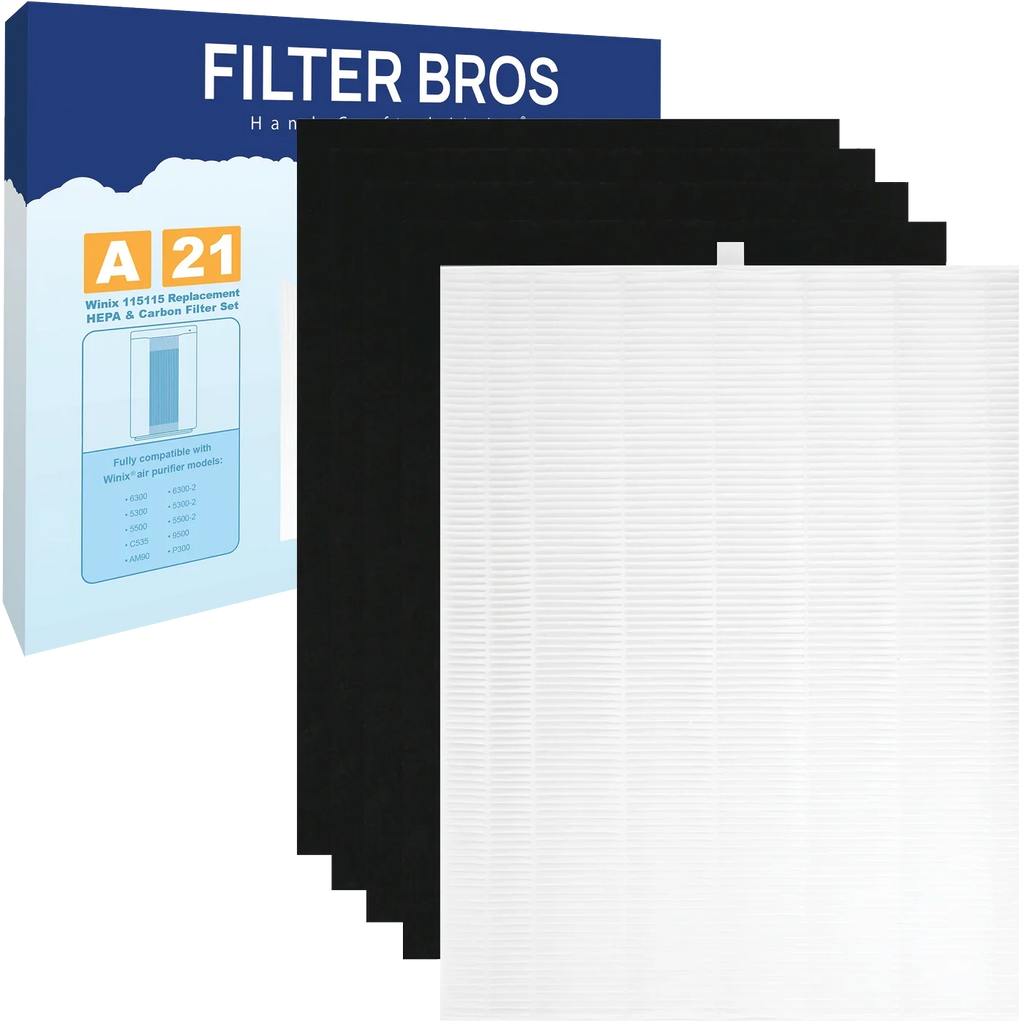 6300, Winix Series P300, 5500, C535 5500-2, HEPA Filter 9500, 115115 Home 5300, Filter Air Purifiers with Bros 5300-2, Plasmawave Compatible Replacement 6300-2, A