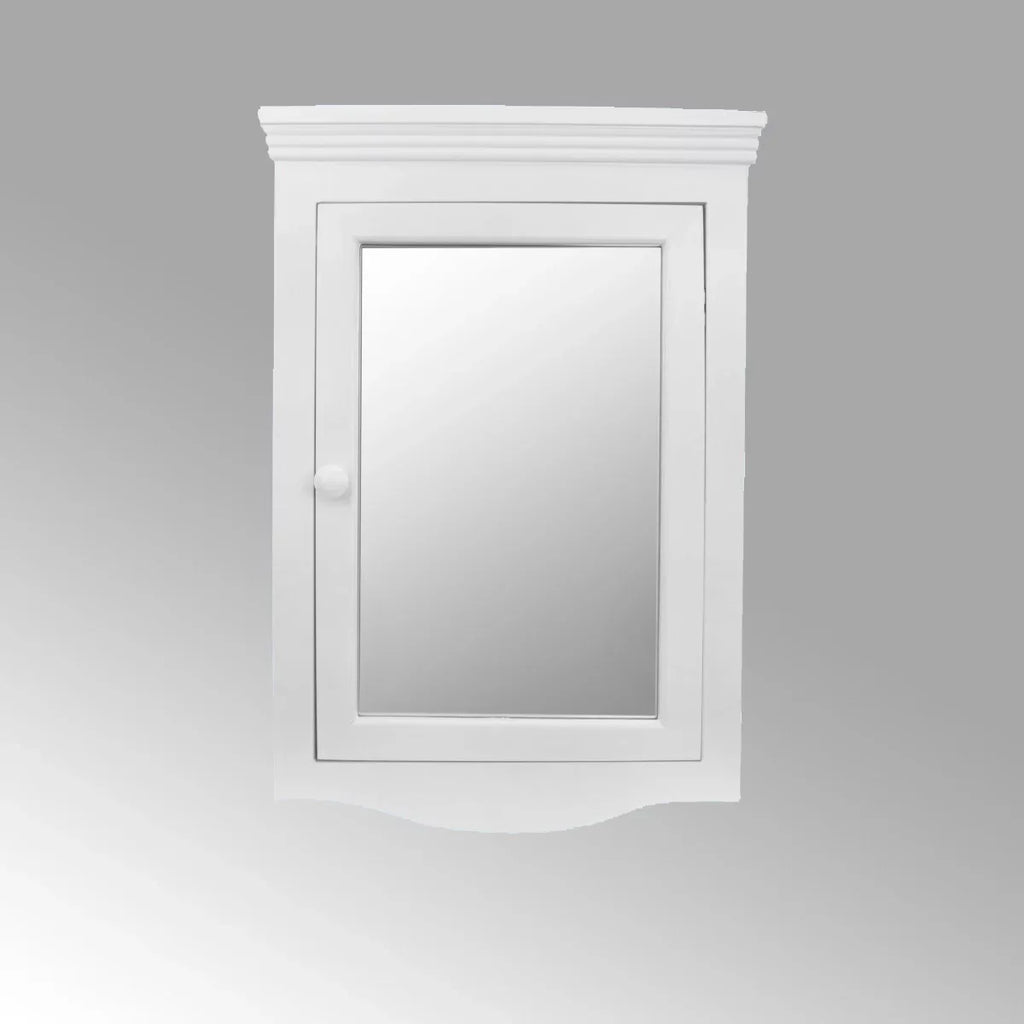 Storage Mount Cabinet Cabinet Medicine Wooden Corner Bathroom Bethpage w/ Hardwood 27" Supply White Screws 20" Renovators x Storage Double w/Mirror Shelf Wall